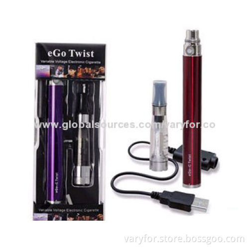 Ego C-twist, 1,100mAh Variable-voltage Rechargeable Replacement Battery Pin